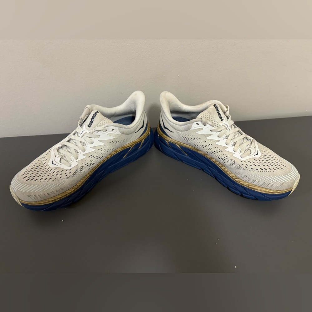 Hoka One One Clifton 7 1110509/TVID Running Shoes For Woman’s Size US 8 Cream - Picture 2 of 14